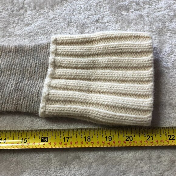 TORY Burch Gretchen Mixed Wool Blend Knitted Turtleneck Sweater Size Small - Picture 11 of 13